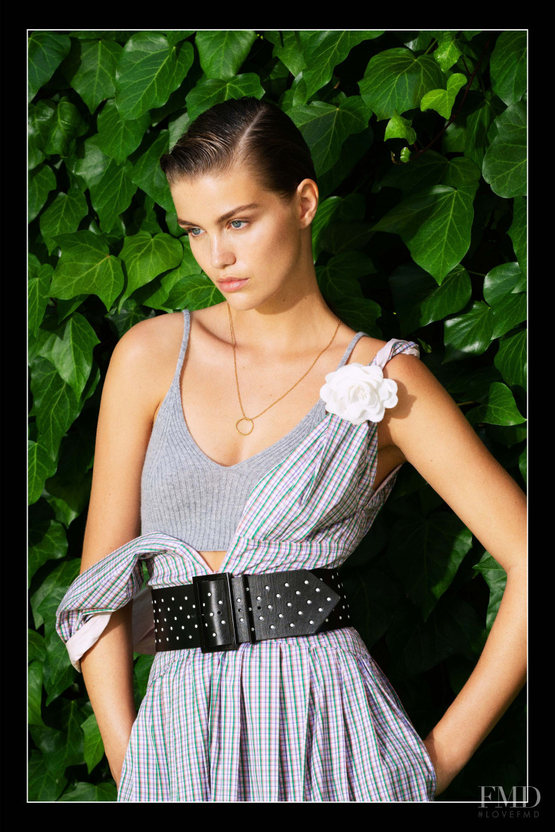 Luna Bijl featured in  the Philosophy di Lorenzo Serafini lookbook for Resort 2021