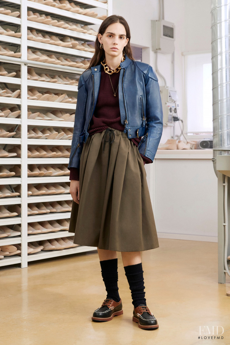 Matilde Buoso featured in  the Tod\'s lookbook for Resort 2021