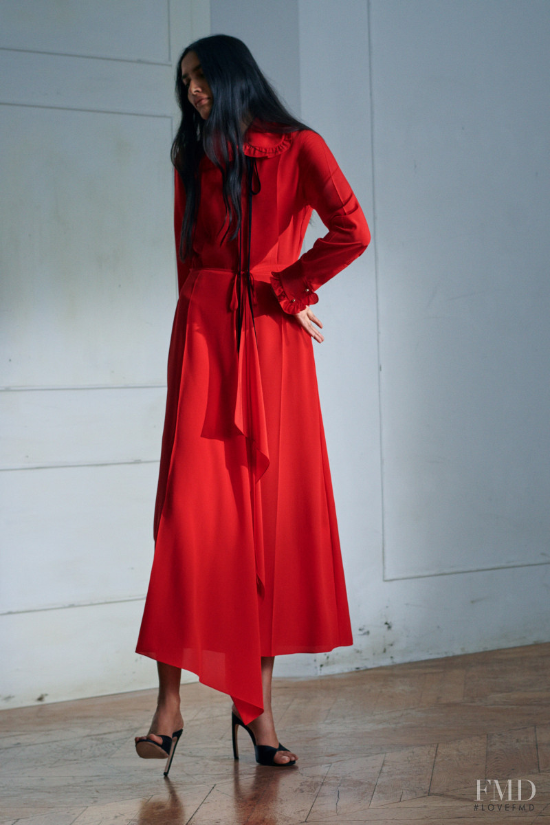 Aishwarya Gupta featured in  the Victoria Beckham lookbook for Resort 2021