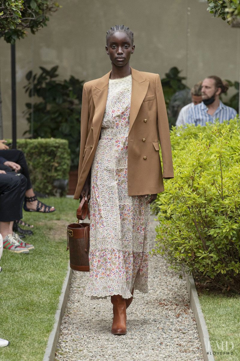 Maty Fall Diba featured in  the Etro fashion show for Spring/Summer 2021