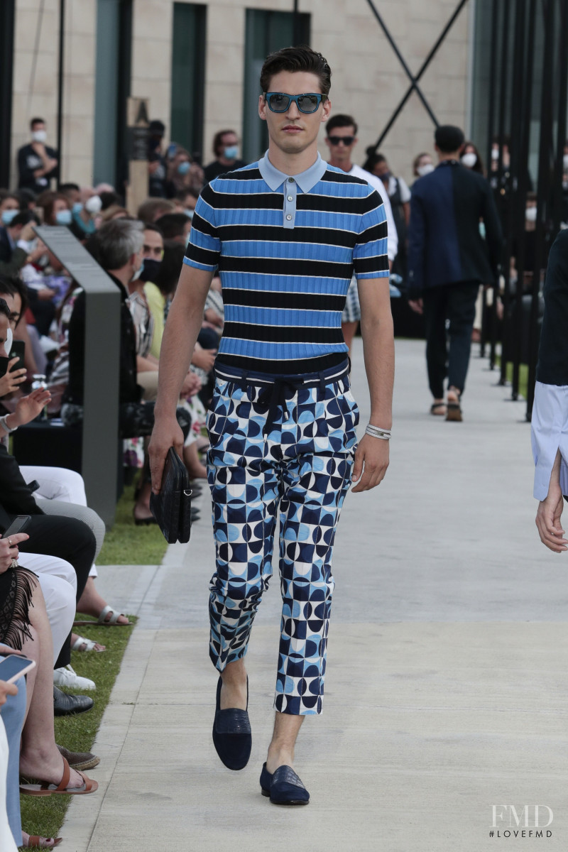 Jarno Boom featured in  the Dolce & Gabbana fashion show for Spring/Summer 2021