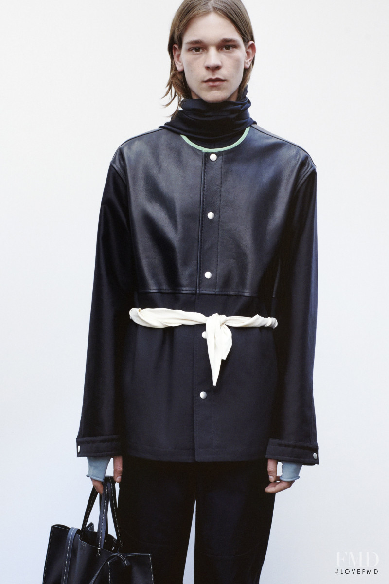 Jakob Eilinghoff featured in  the Jil Sander lookbook for Spring/Summer 2021