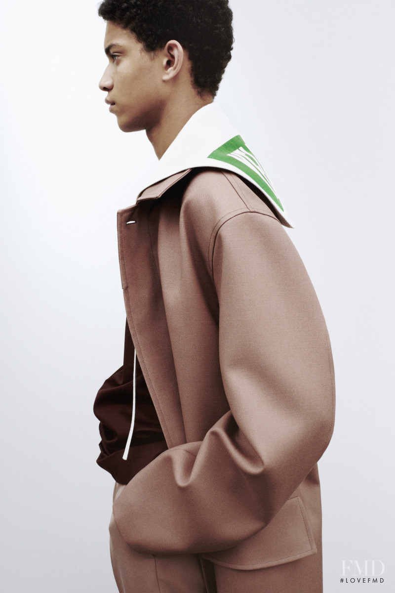 Jeranimo van Russel featured in  the Jil Sander lookbook for Spring/Summer 2021