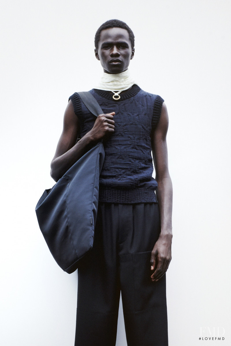 Malick Bodian featured in  the Jil Sander lookbook for Spring/Summer 2021