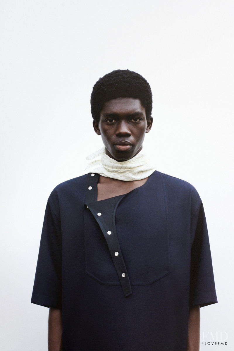 Ottawa Kwami featured in  the Jil Sander lookbook for Spring/Summer 2021