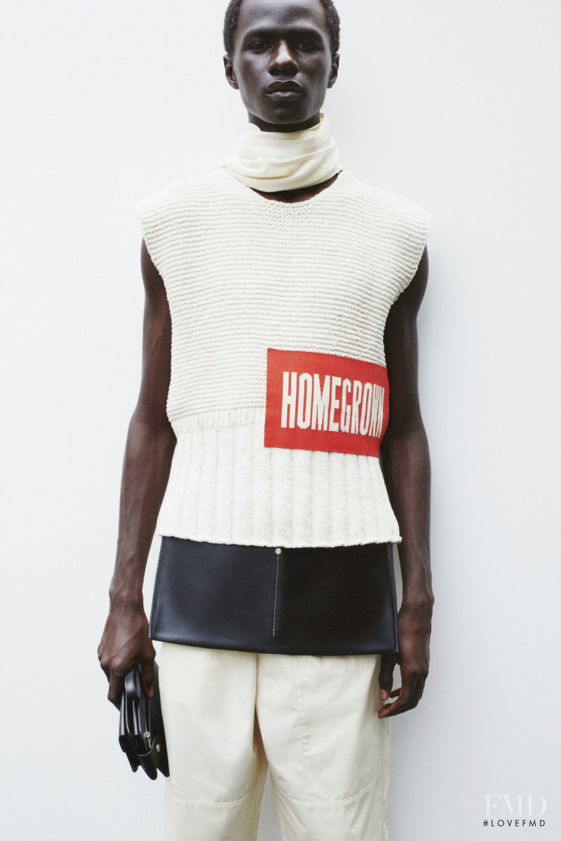 Malick Bodian featured in  the Jil Sander lookbook for Spring/Summer 2021