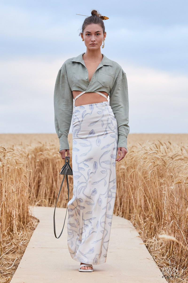 Grace Elizabeth featured in  the Jacquemus lookbook for Spring/Summer 2021
