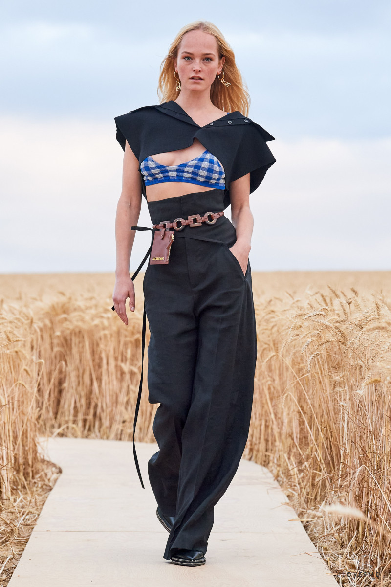 Jean Campbell featured in  the Jacquemus lookbook for Spring/Summer 2021
