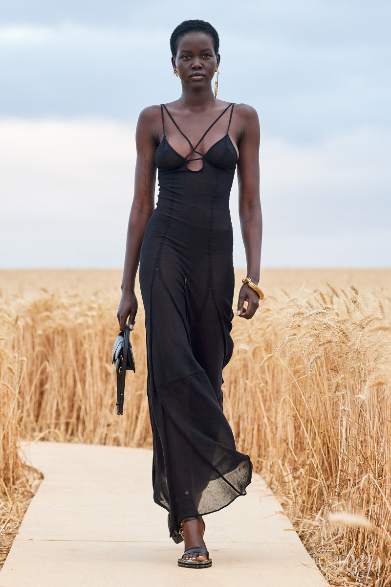 Adut Akech Bior featured in  the Jacquemus lookbook for Spring/Summer 2021