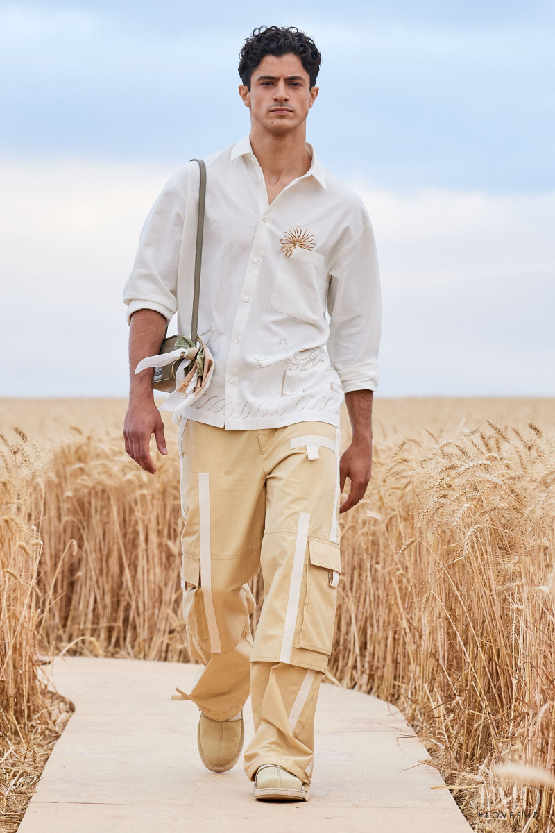 Cyrus Amini featured in  the Jacquemus lookbook for Spring/Summer 2021