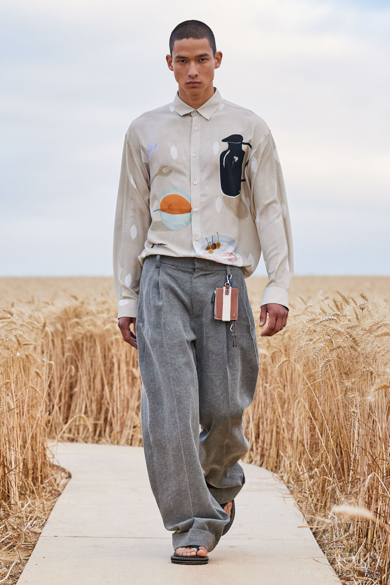 Tommy Vanden Meerssche featured in  the Jacquemus lookbook for Spring/Summer 2021