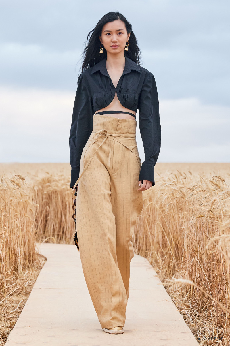 Estelle Chen featured in  the Jacquemus lookbook for Spring/Summer 2021