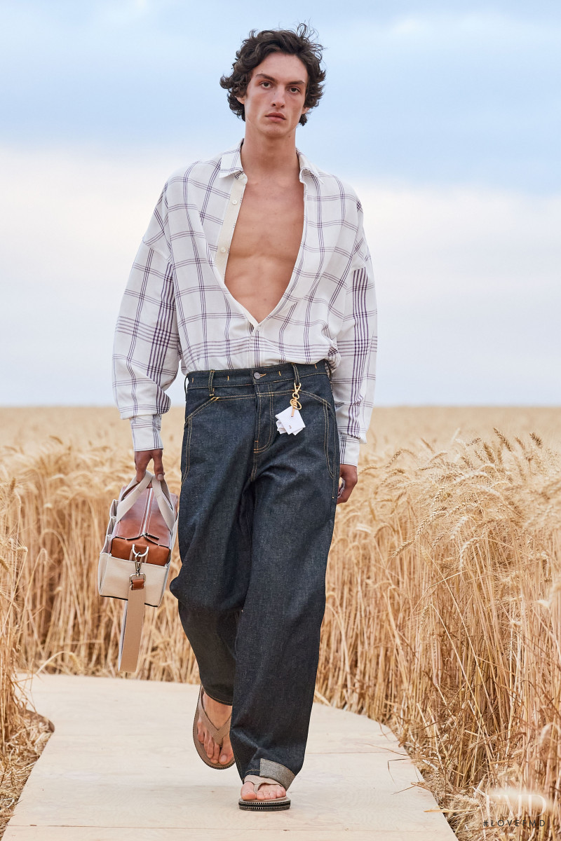 Lucas El Bali featured in  the Jacquemus lookbook for Spring/Summer 2021