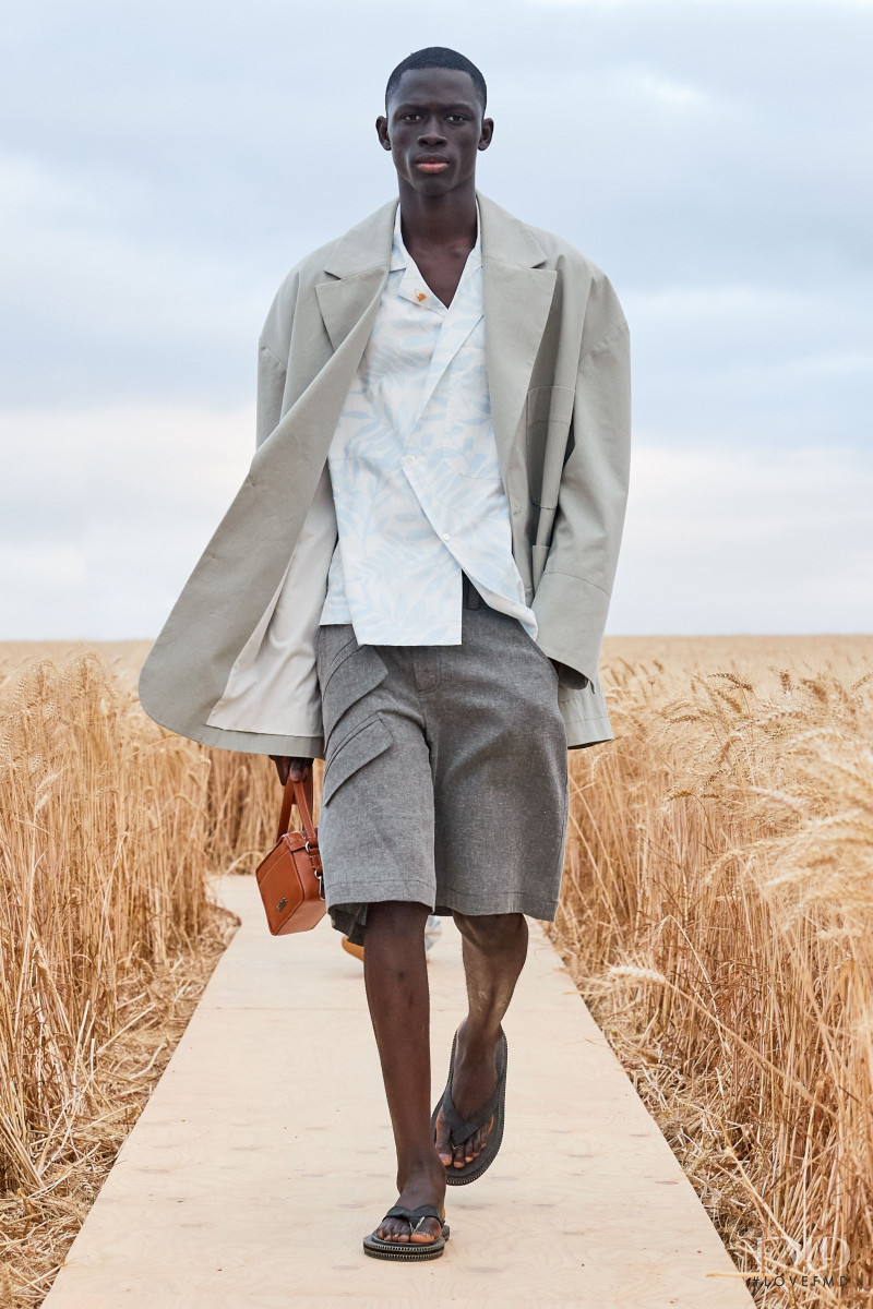Alpha Dia featured in  the Jacquemus lookbook for Spring/Summer 2021
