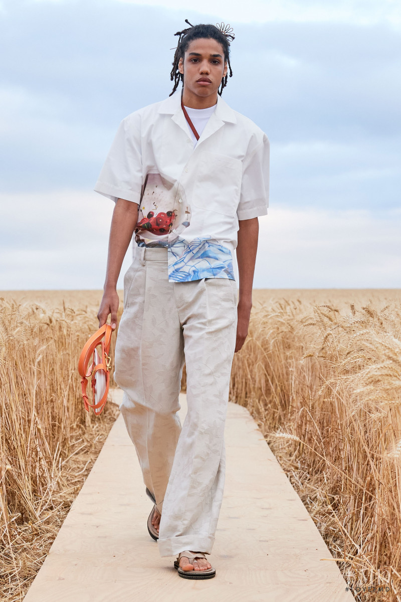 Arthur Kopp featured in  the Jacquemus lookbook for Spring/Summer 2021