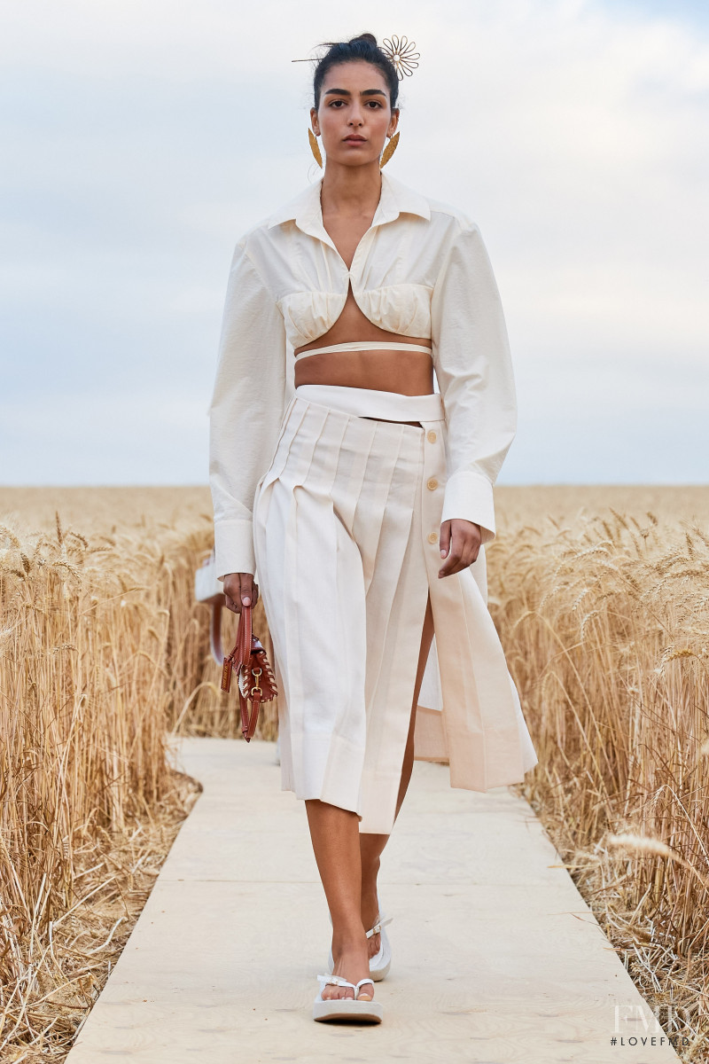 Nora Attal featured in  the Jacquemus lookbook for Spring/Summer 2021