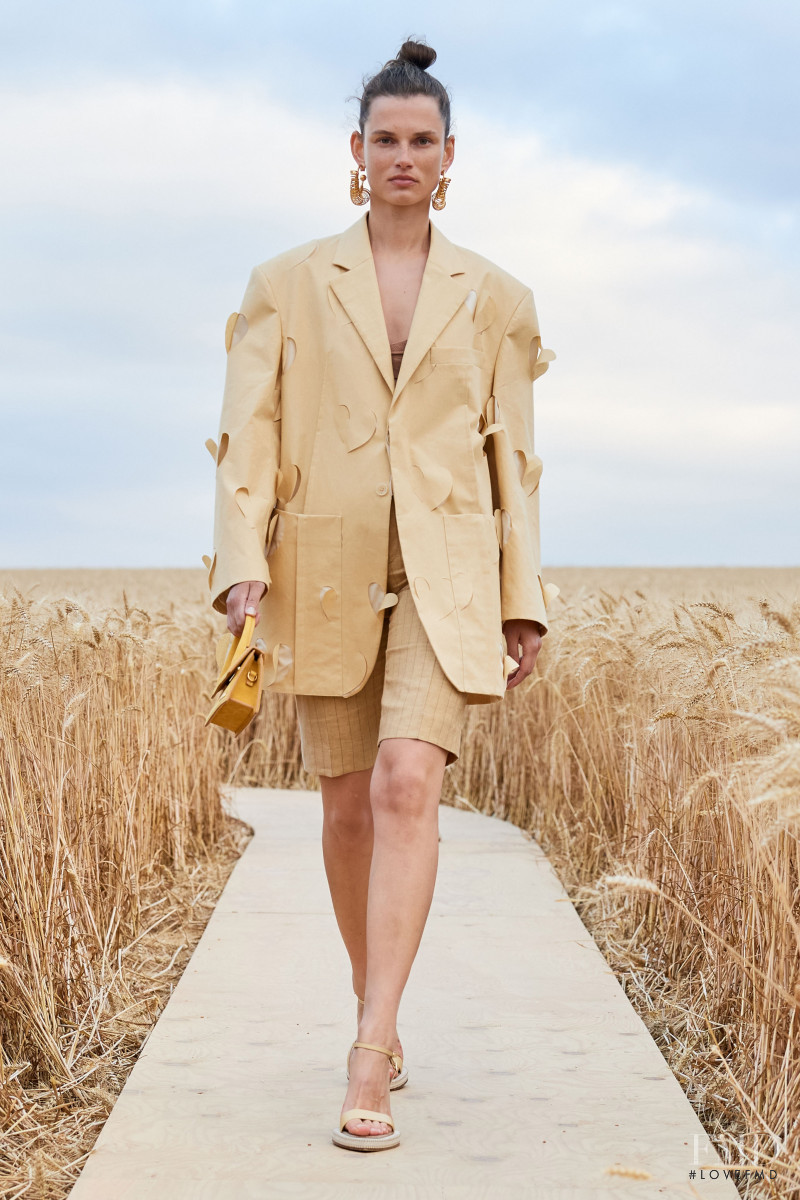Giedre Dukauskaite featured in  the Jacquemus lookbook for Spring/Summer 2021