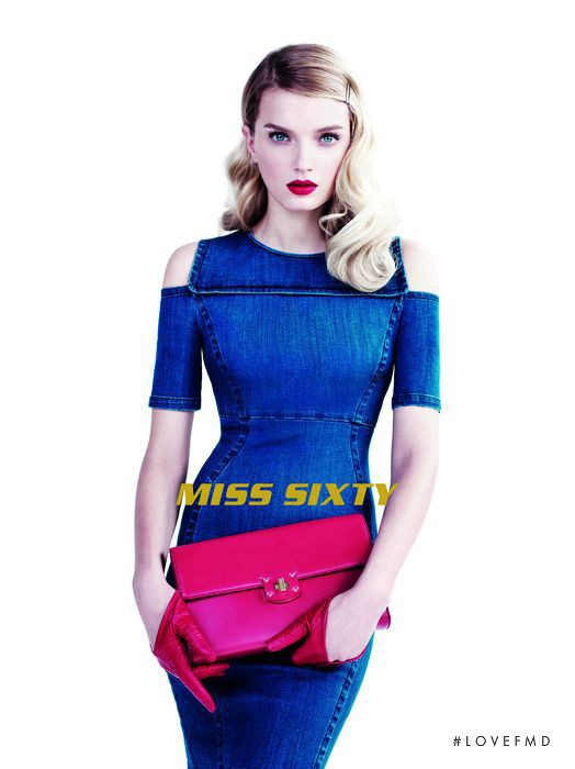 Lily Donaldson featured in  the Miss Sixty advertisement for Spring/Summer 2014