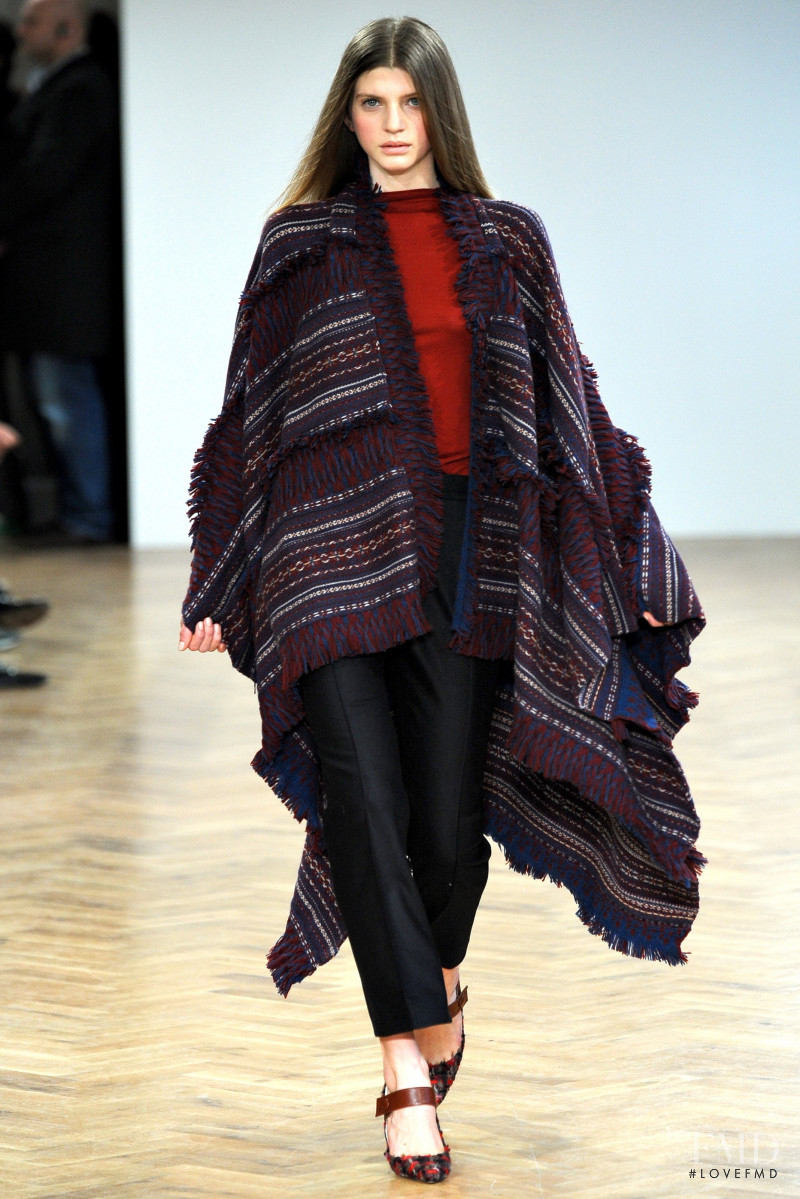 Caterina Ravaglia featured in  the Pringle of Scotland fashion show for Autumn/Winter 2011