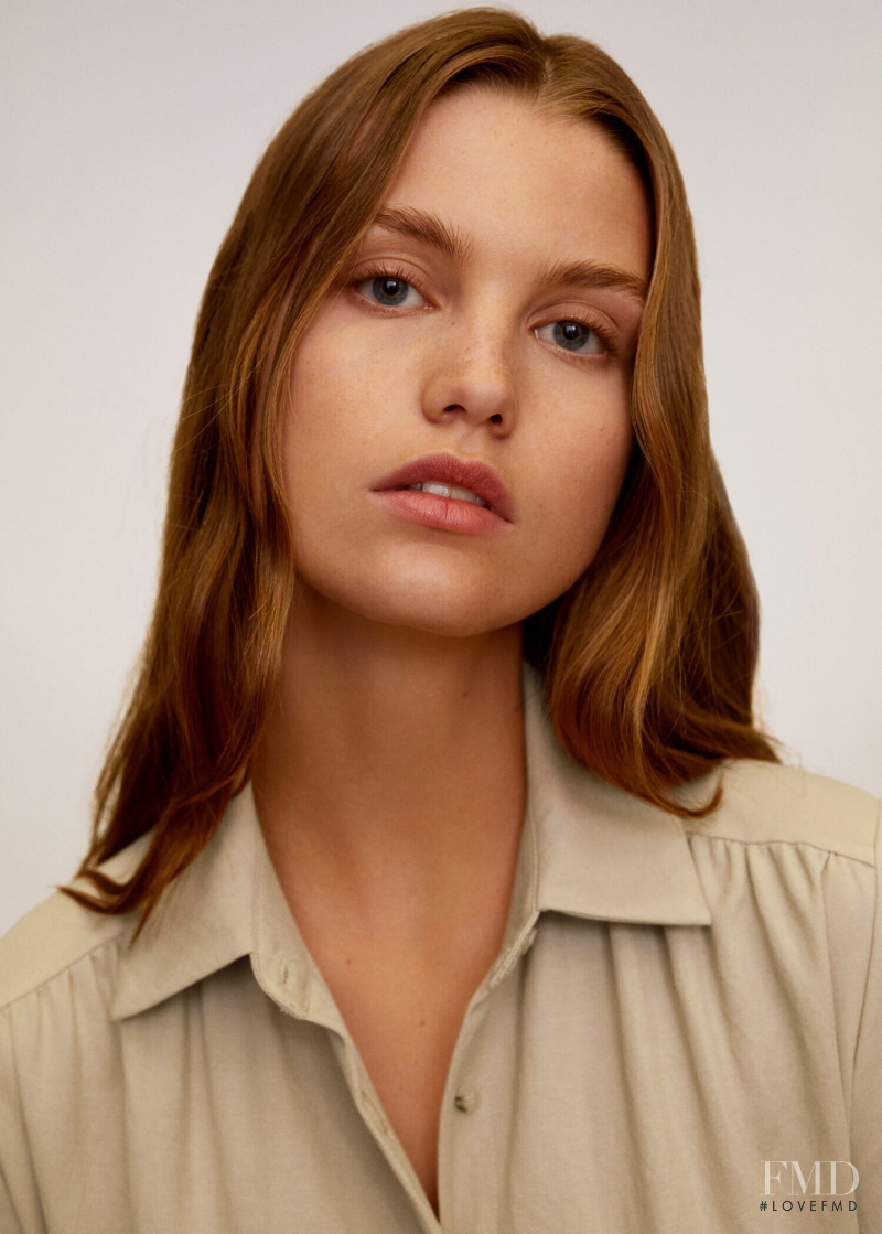 Luna Bijl featured in  the Mango catalogue for Spring 2020