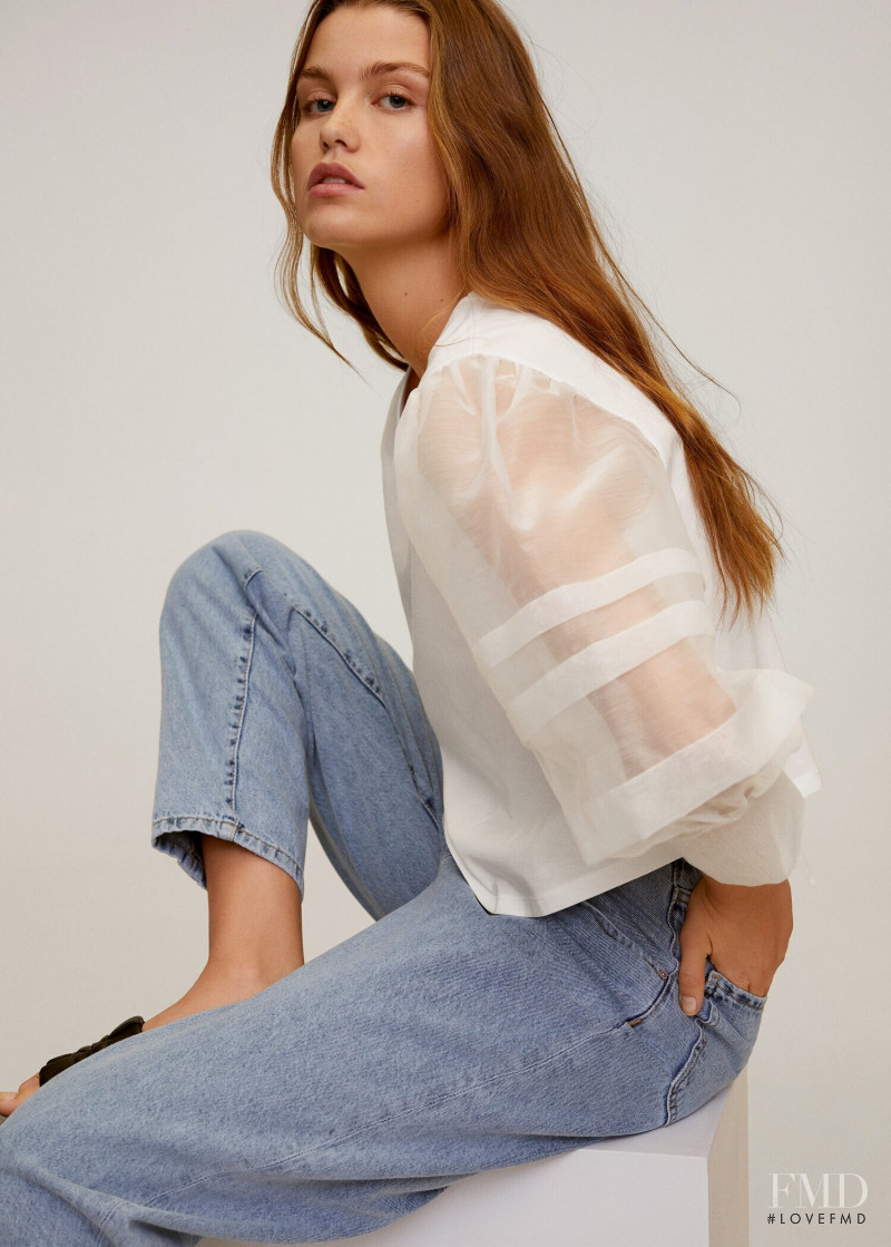 Luna Bijl featured in  the Mango catalogue for Spring 2020