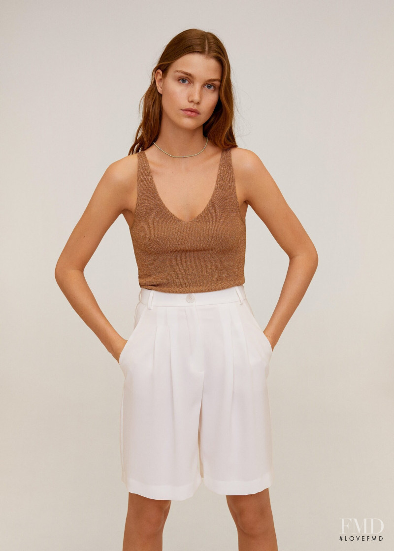 Luna Bijl featured in  the Mango catalogue for Spring 2020