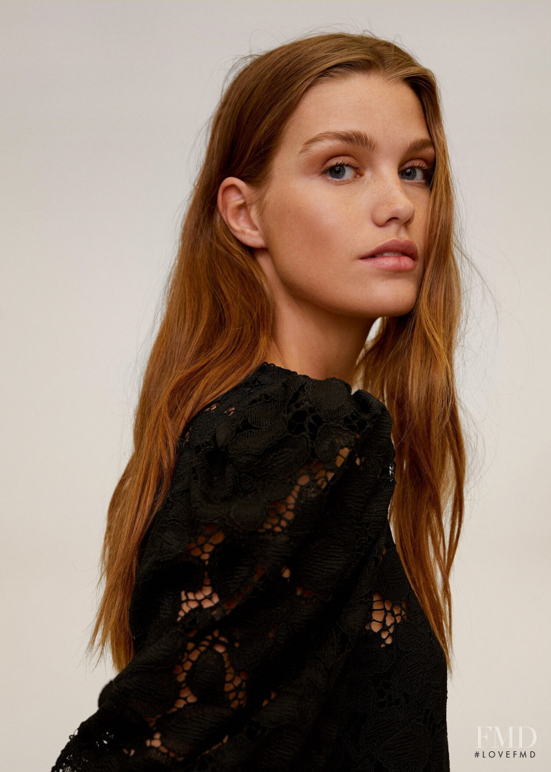 Luna Bijl featured in  the Mango catalogue for Spring 2020