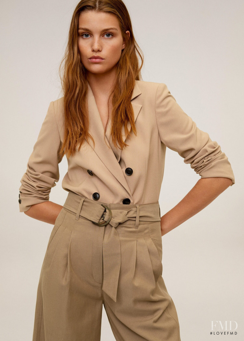 Luna Bijl featured in  the Mango catalogue for Spring 2020