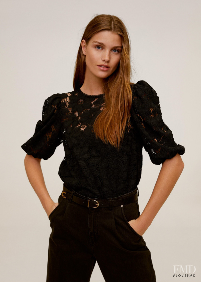 Luna Bijl featured in  the Mango catalogue for Spring 2020