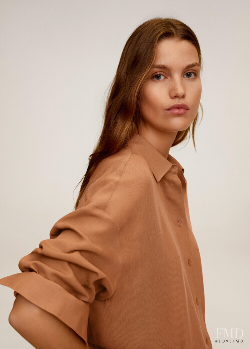 Luna Bijl featured in  the Mango catalogue for Spring 2020