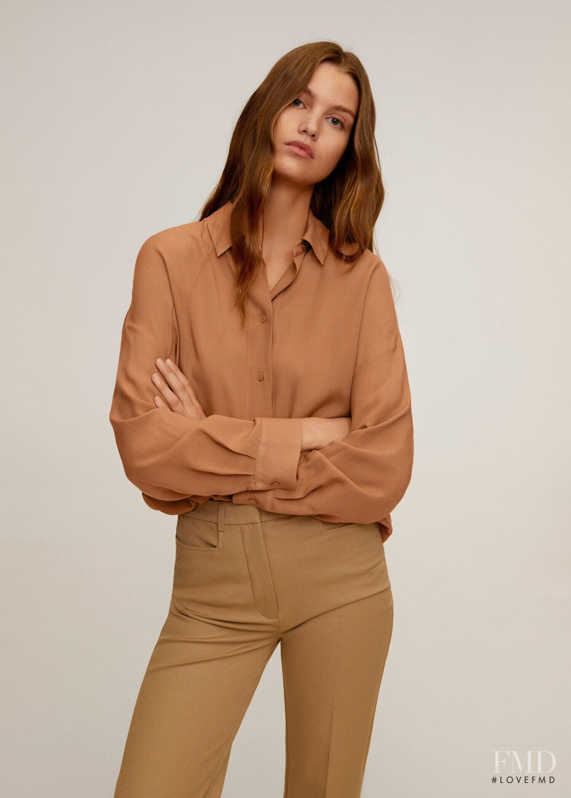 Luna Bijl featured in  the Mango catalogue for Spring 2020