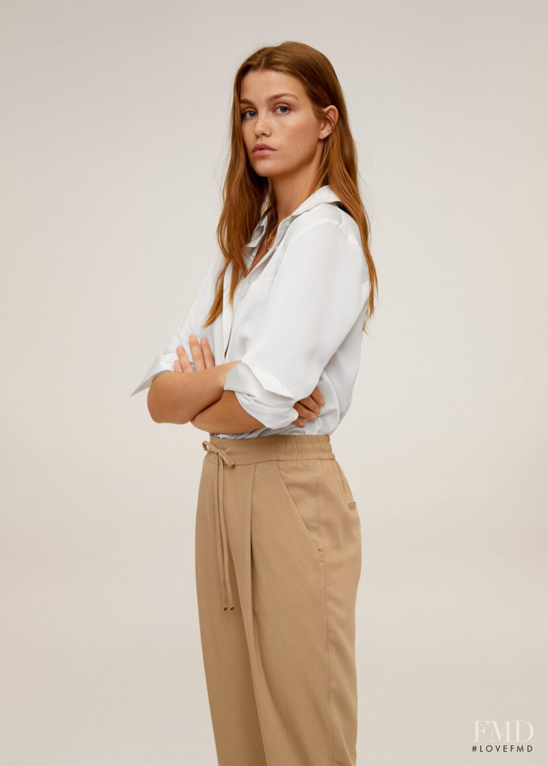 Luna Bijl featured in  the Mango catalogue for Spring 2020