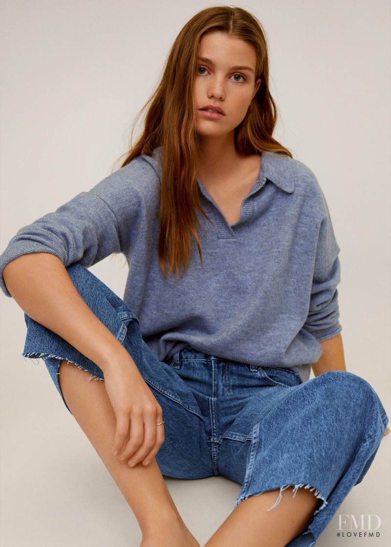 Luna Bijl featured in  the Mango catalogue for Spring 2020