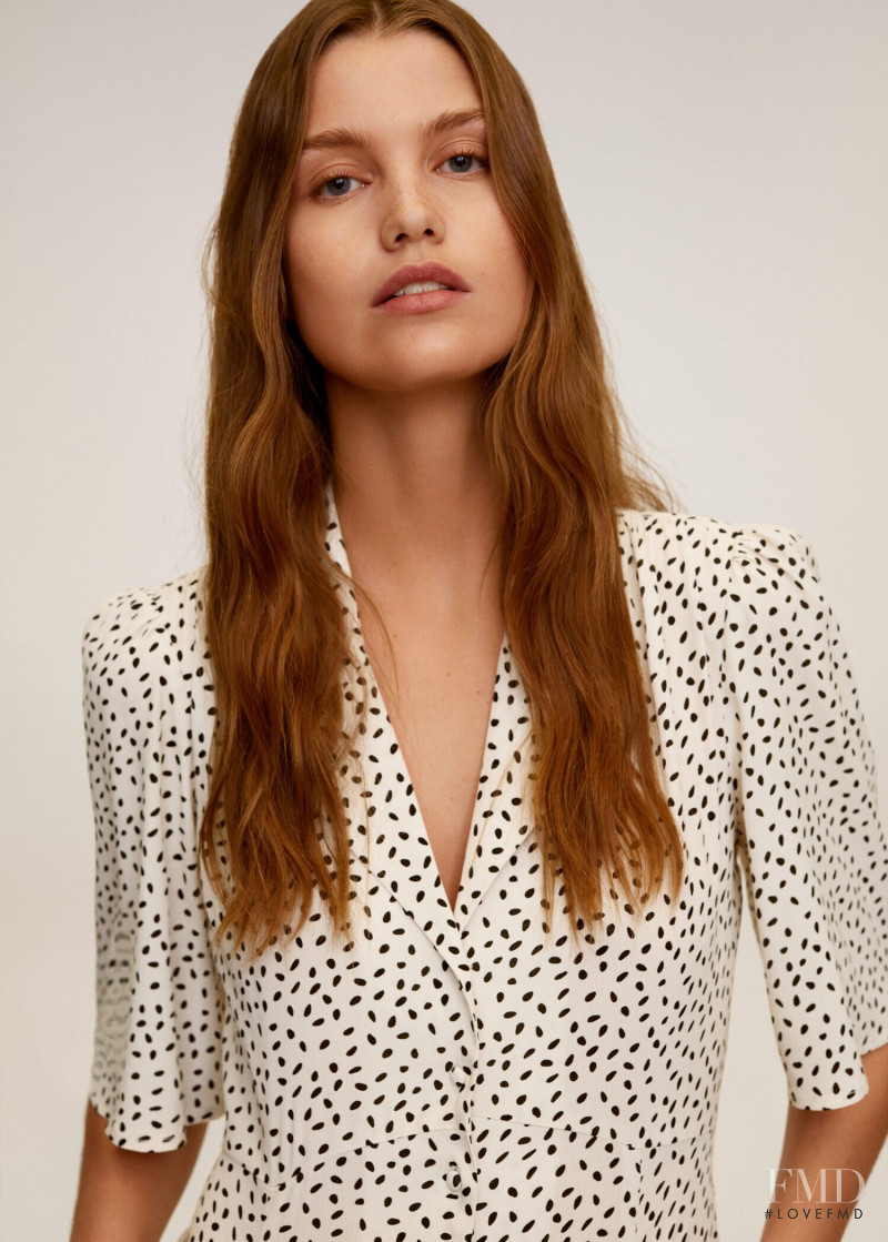 Luna Bijl featured in  the Mango catalogue for Spring 2020