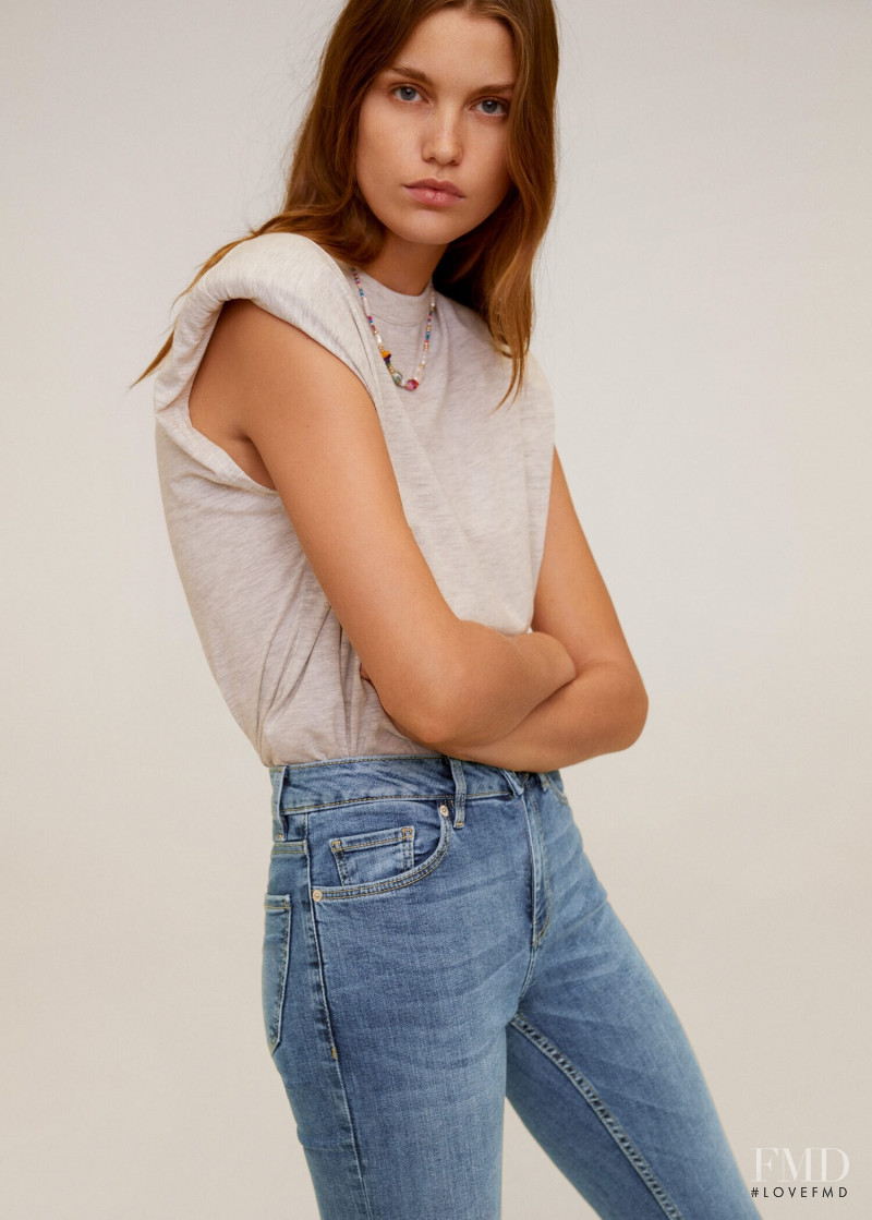 Luna Bijl featured in  the Mango catalogue for Spring 2020