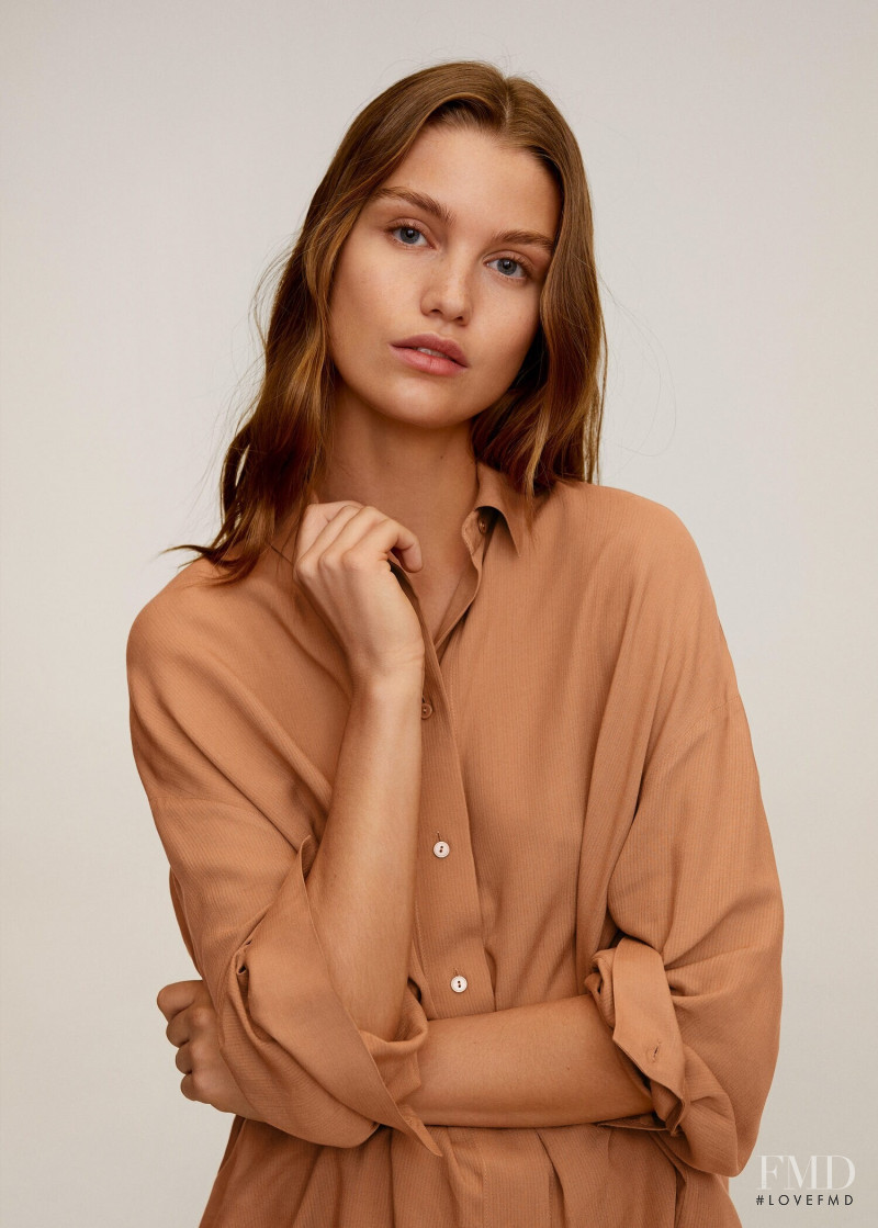 Luna Bijl featured in  the Mango catalogue for Spring 2020