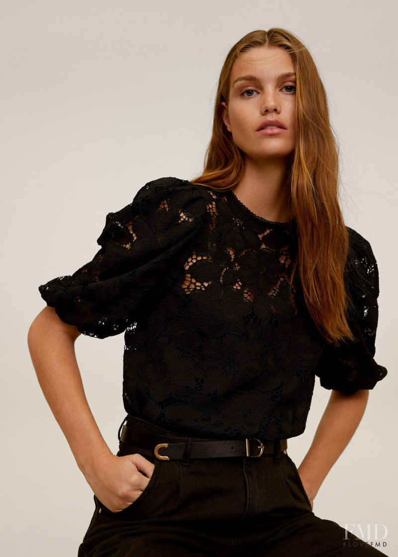 Luna Bijl featured in  the Mango catalogue for Spring 2020