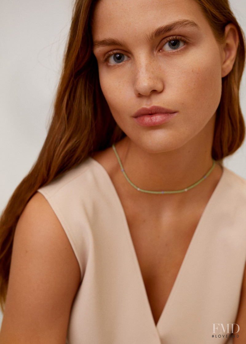 Luna Bijl featured in  the Mango catalogue for Spring 2020