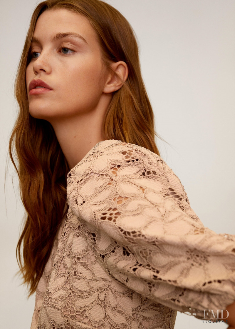 Luna Bijl featured in  the Mango catalogue for Spring 2020