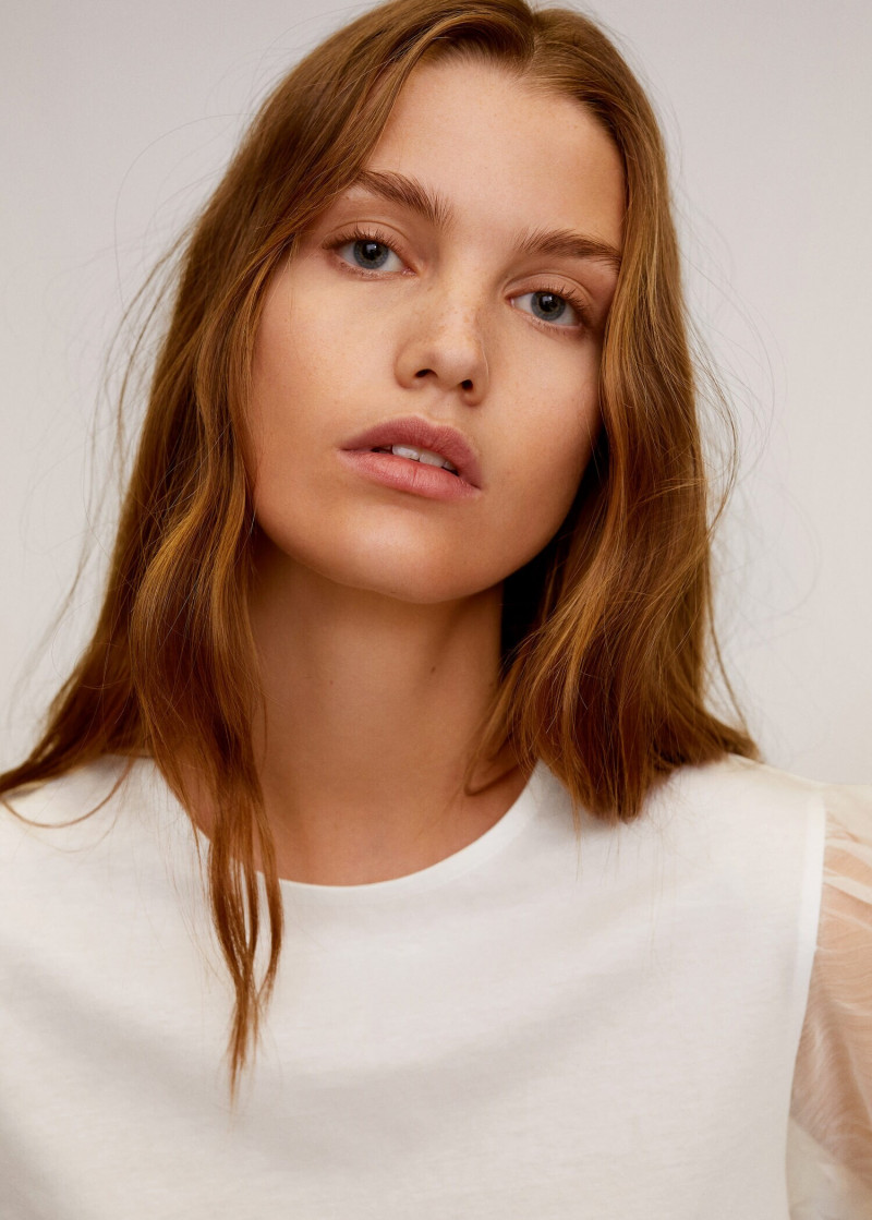 Luna Bijl featured in  the Mango catalogue for Spring 2020