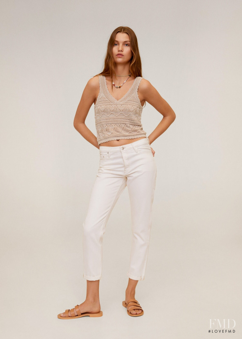 Luna Bijl featured in  the Mango catalogue for Spring 2020