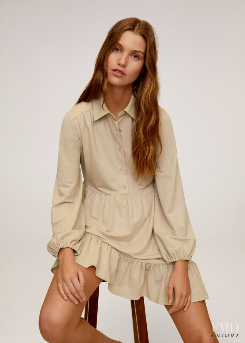 Luna Bijl featured in  the Mango catalogue for Spring 2020