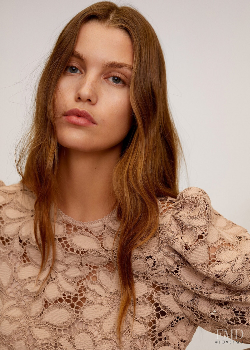 Luna Bijl featured in  the Mango catalogue for Spring 2020