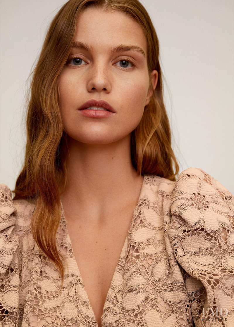 Luna Bijl featured in  the Mango catalogue for Spring 2020