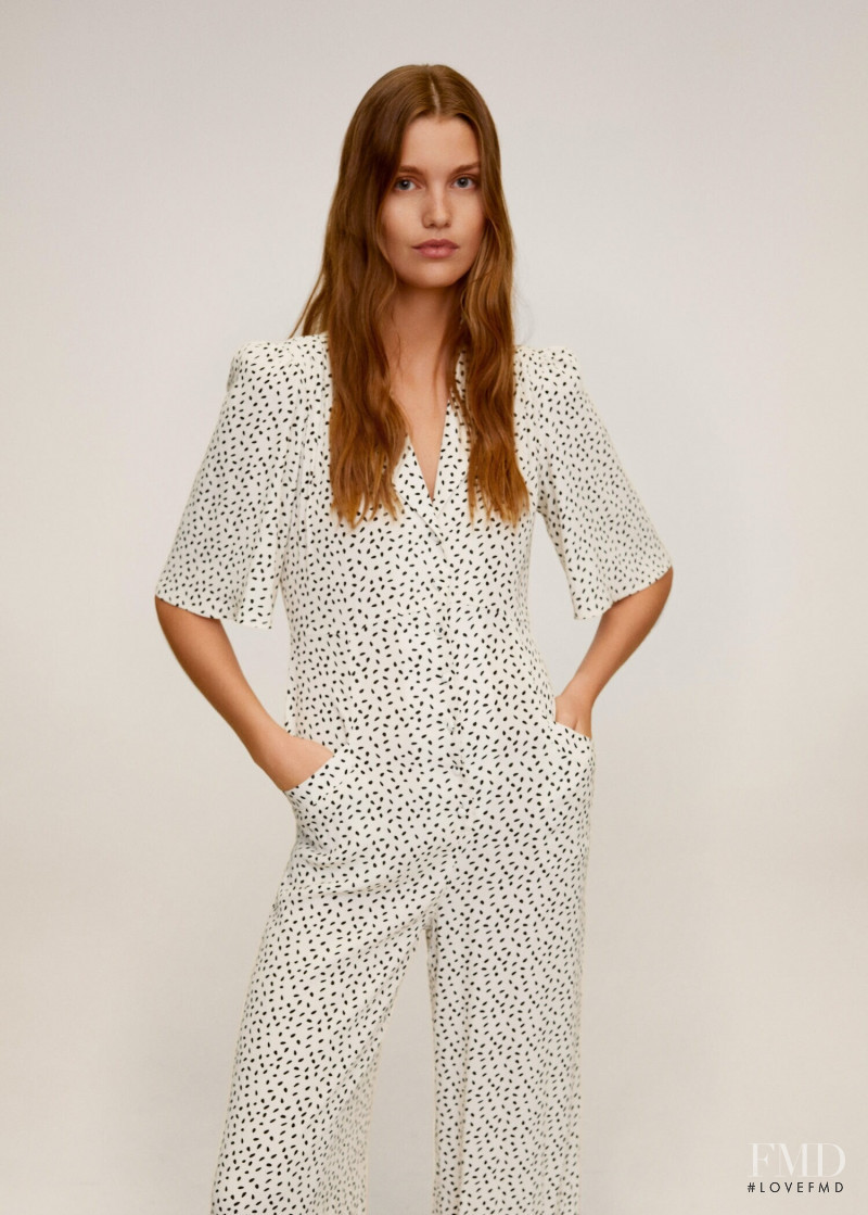 Luna Bijl featured in  the Mango catalogue for Spring 2020