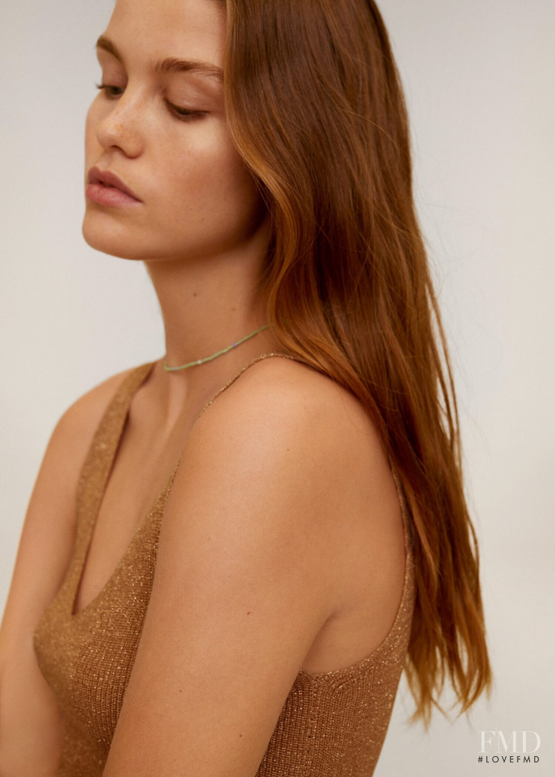 Luna Bijl featured in  the Mango catalogue for Spring 2020