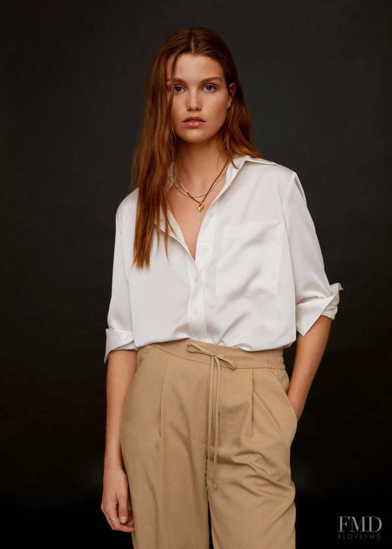 Luna Bijl featured in  the Mango catalogue for Spring 2020