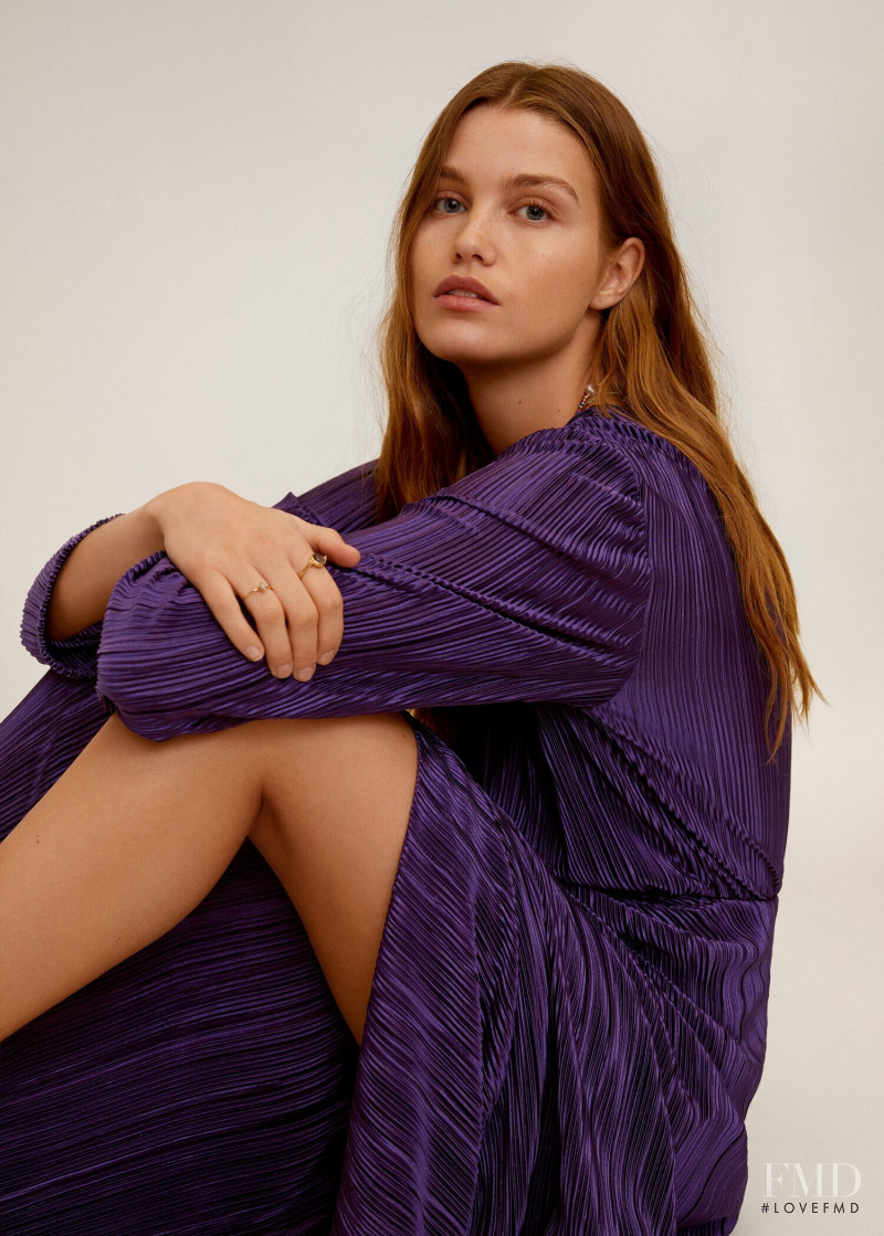 Luna Bijl featured in  the Mango catalogue for Spring 2020