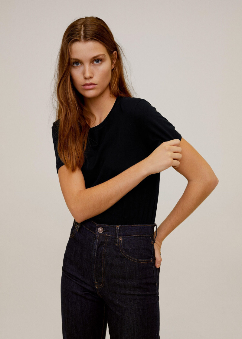 Luna Bijl featured in  the Mango catalogue for Spring 2020