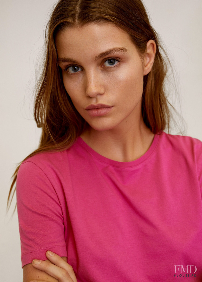 Luna Bijl featured in  the Mango catalogue for Spring 2020